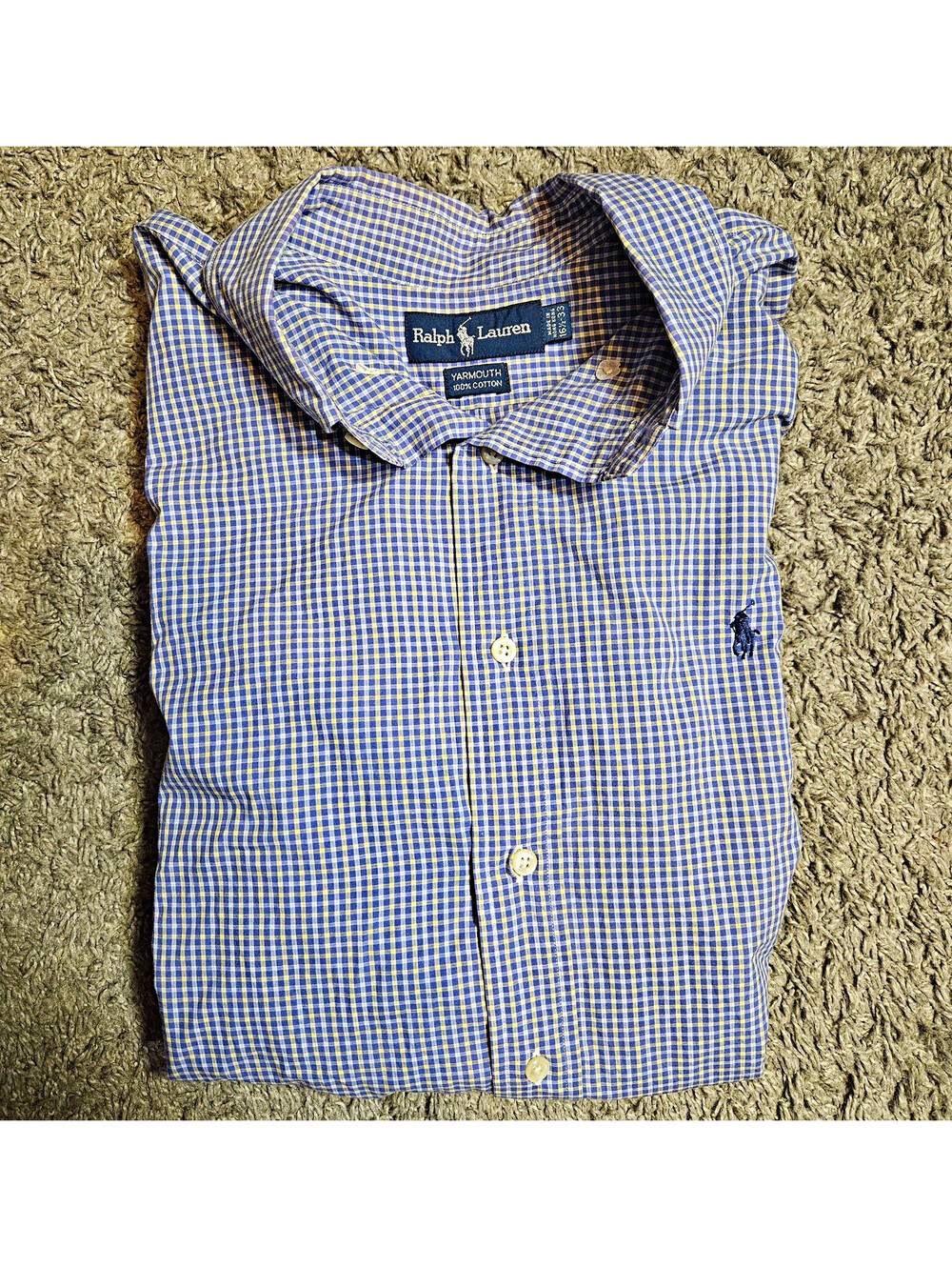 Ralph Lauren Yarmouth Plaid Button-Down – 16.5/32-33 (Large)